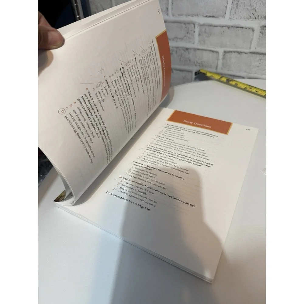 ServSafe Manager 7th Edition Revised 2022 FDA Food Code Training Book